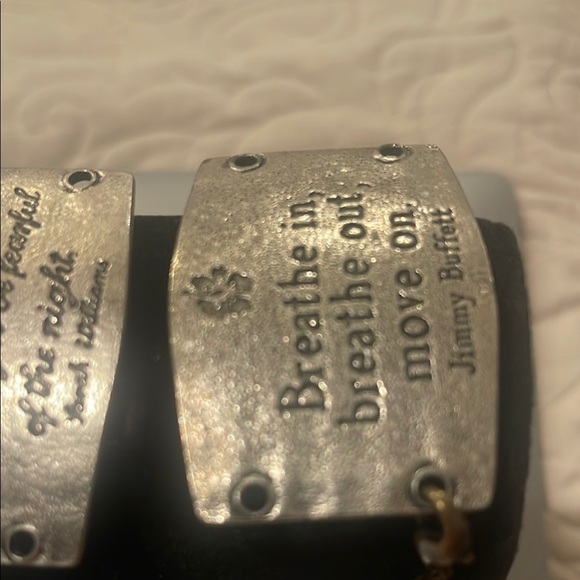 Inspirational Silver Cuff Bracelets - Picture 6 of 7